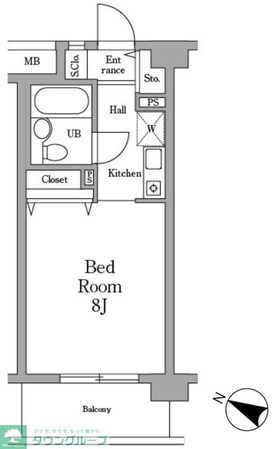 ミレニアム北浦和の物件間取画像